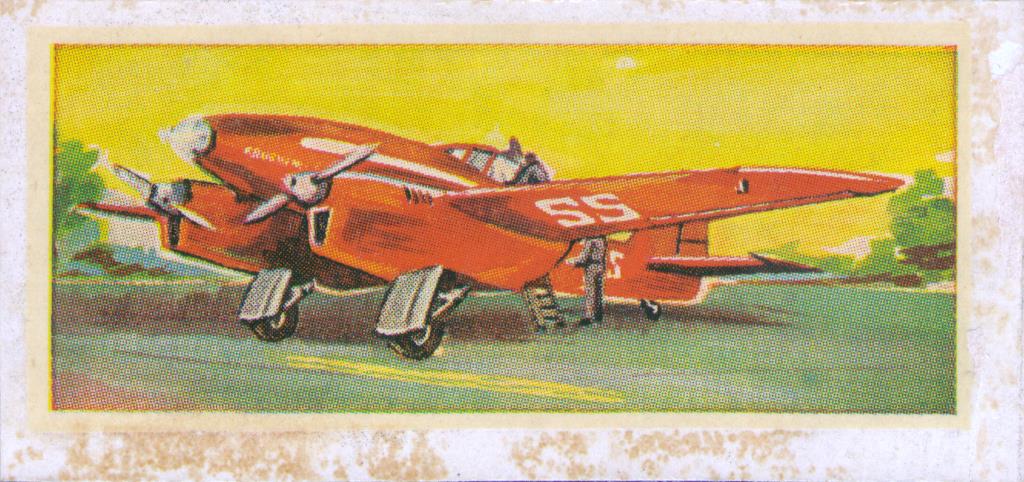 Переводная картинка для альбома FROG F226G DH-88 Comet Racer